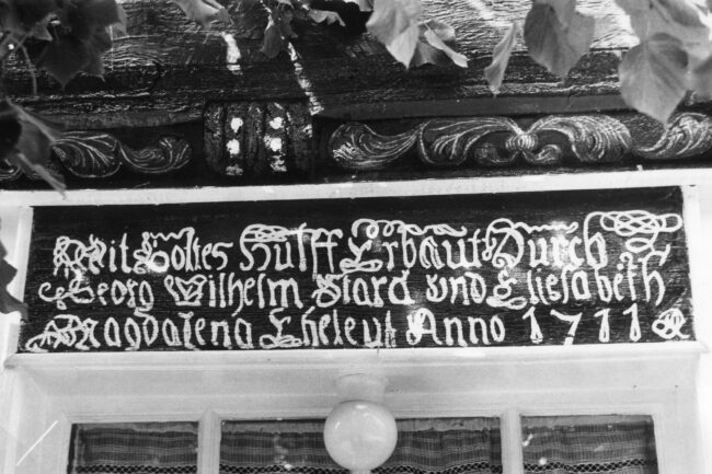 Erbaut durch Georg Wilhelm und Elisabeth 1711